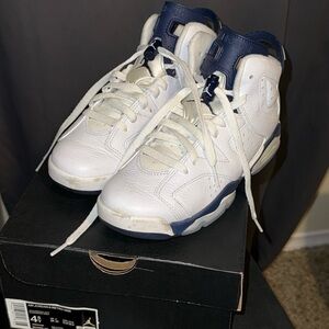 Jordan Kids Sneakers White and Navy